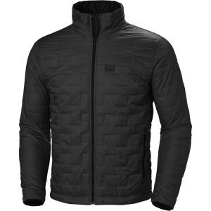 Helly-Hansen Lifaloft Insulator Ski Jacket for Men – Lightweight, Water-Resistant & Windproof with Handwarmer Pockets(991 Black Matte)