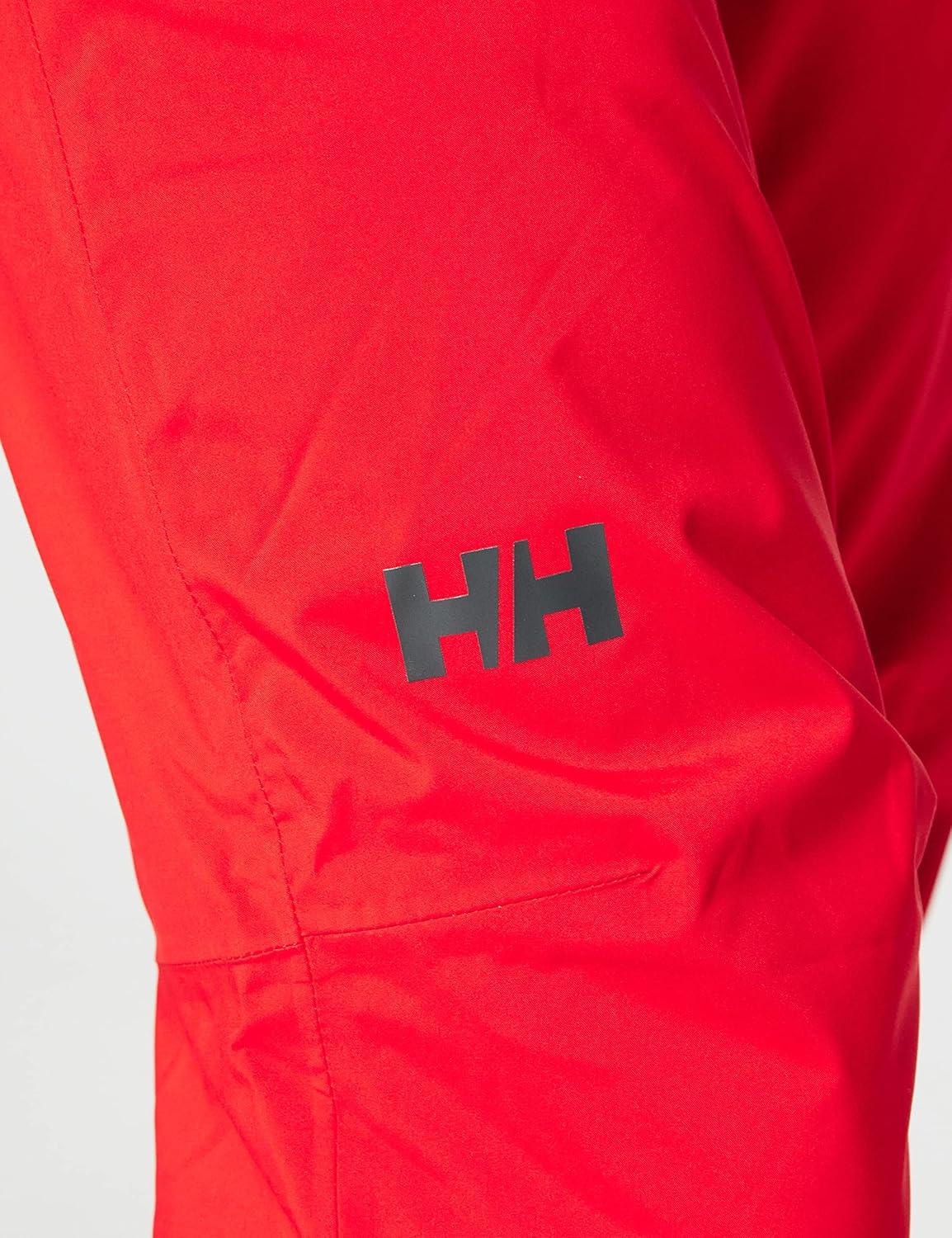 imageHelly Hansen Insulated Ski Pants Waterproof Mens Snow Pants Breathable Cold Weather Gear Insulated Work Trousers222 Alert Red
