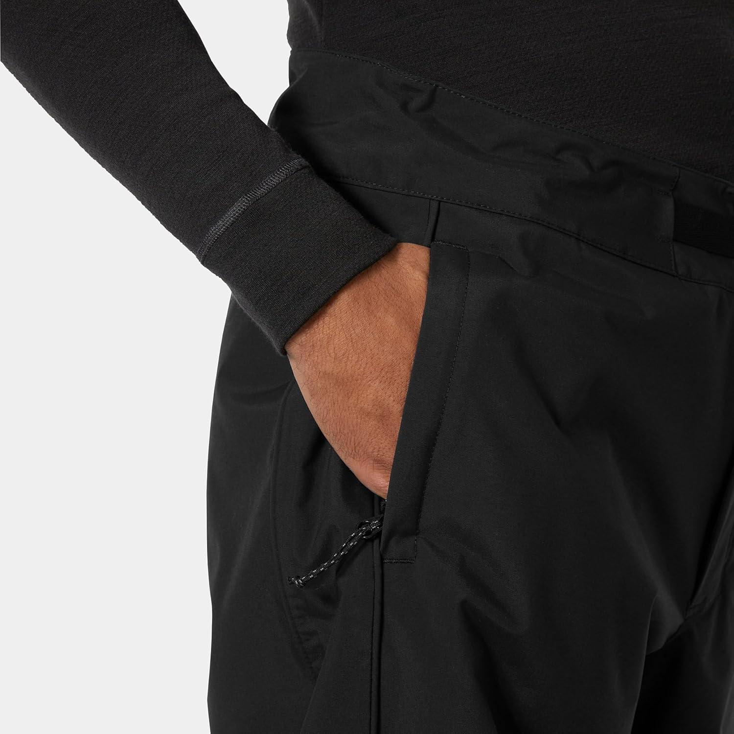 imageHelly Hansen Insulated Ski Pants Waterproof Mens Snow Pants Breathable Cold Weather Gear Insulated Work TrousersBlack 3