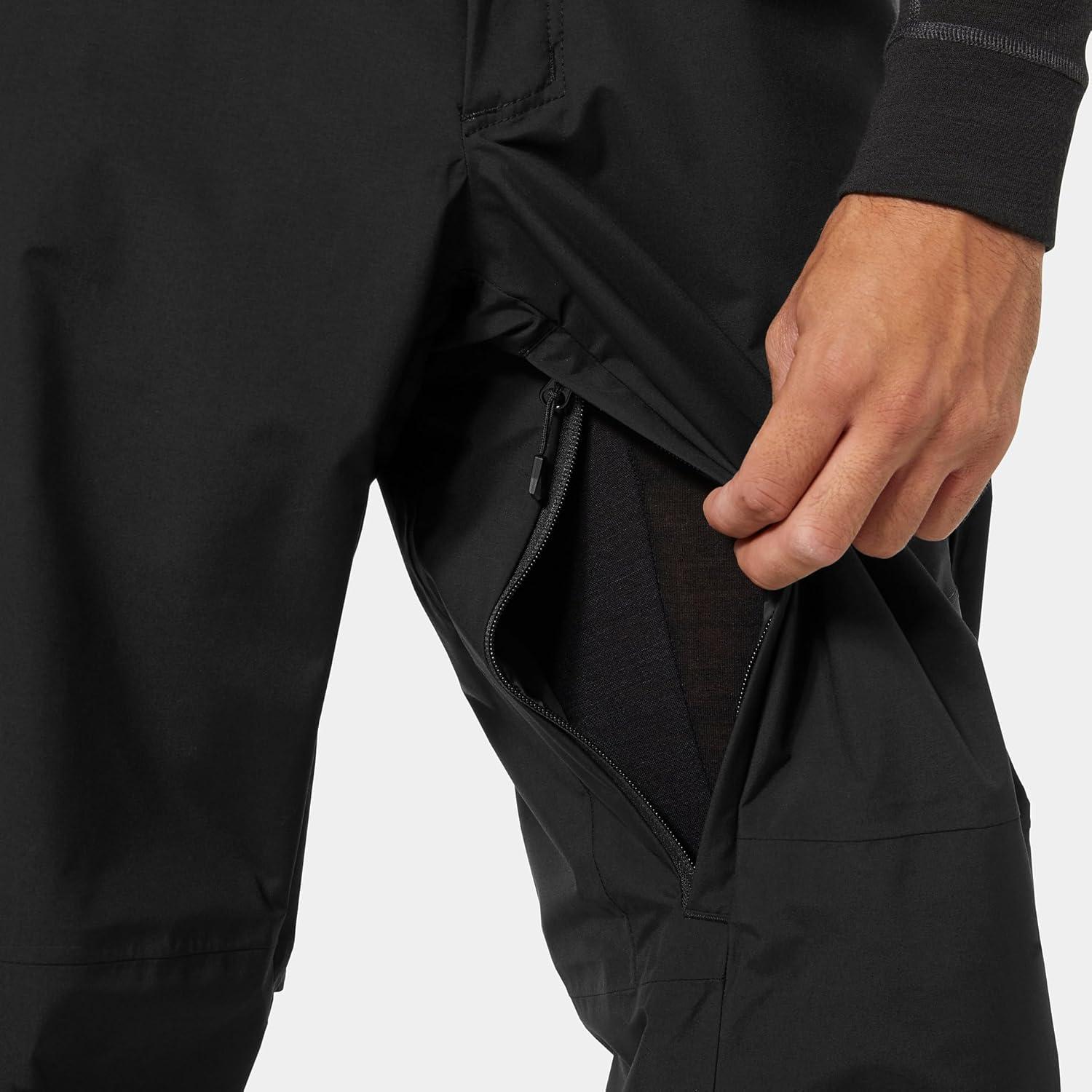 imageHelly Hansen Insulated Ski Pants Waterproof Mens Snow Pants Breathable Cold Weather Gear Insulated Work TrousersBlack 3