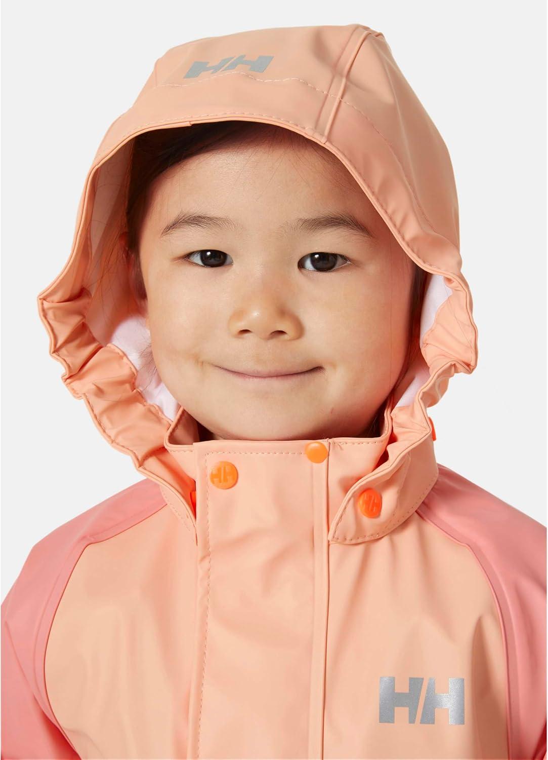 imageHelly Hansen Unisex Kids Bergen 20 Pu Rainset066 Coral Almond