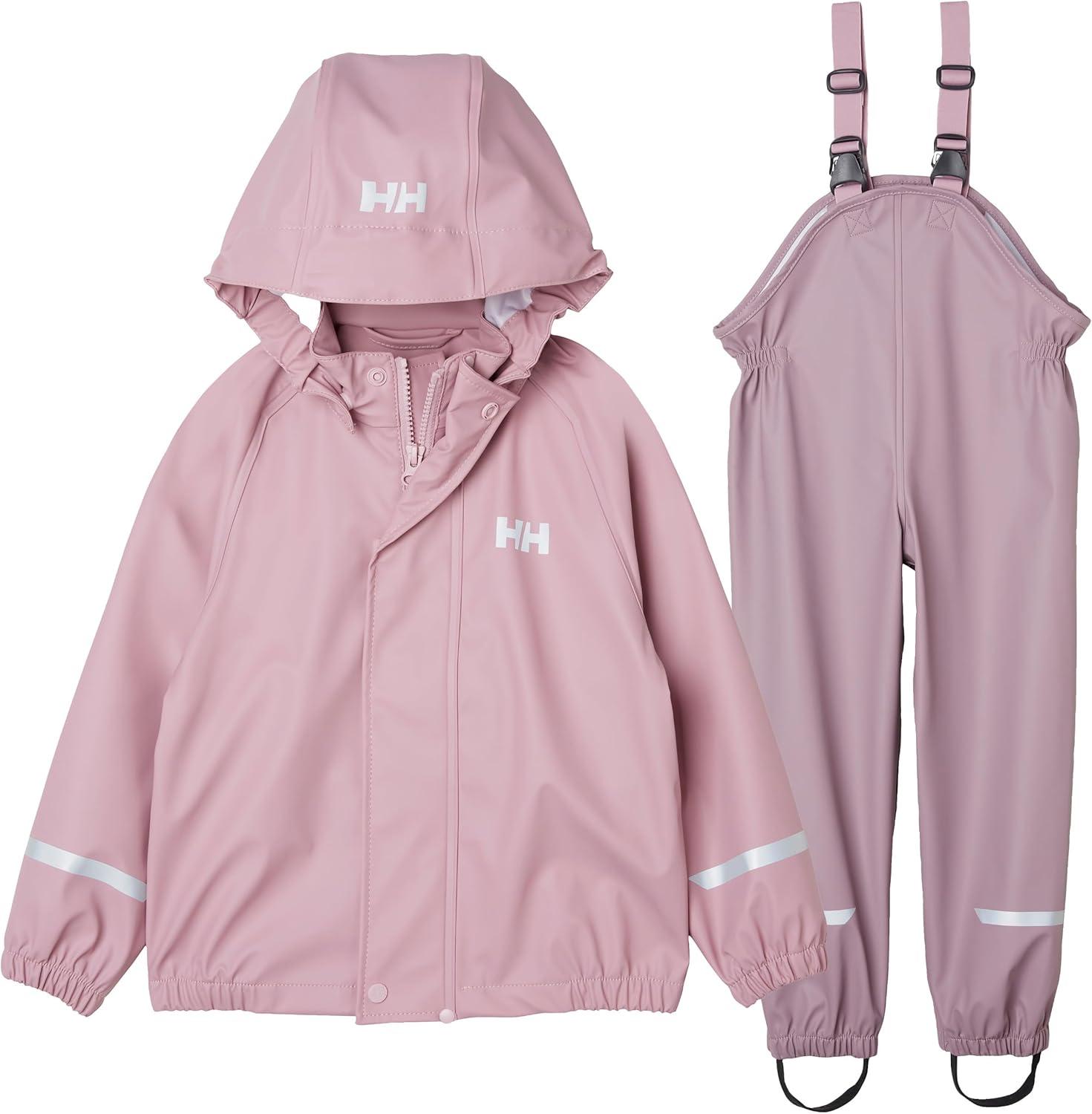 imageHelly Hansen Unisex Kids Bergen 20 Pu Rainset676 Purple Clay
