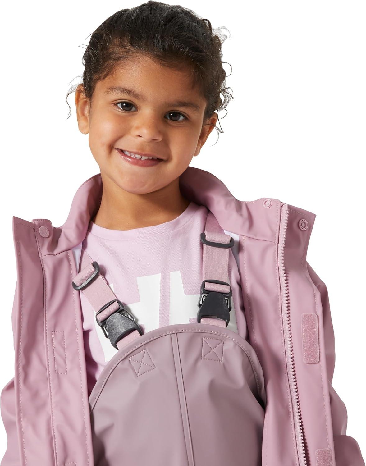 imageHelly Hansen Unisex Kids Bergen 20 Pu Rainset676 Purple Clay