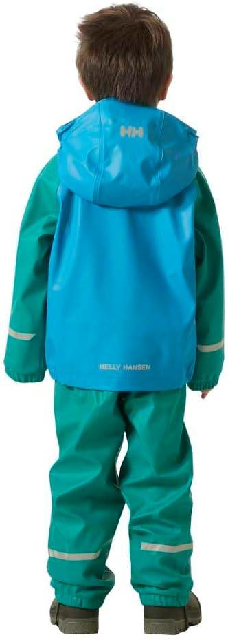 imageHelly Hansen Unisex Kids Bergen Fleece Pu Rainset 20466 Signal Green