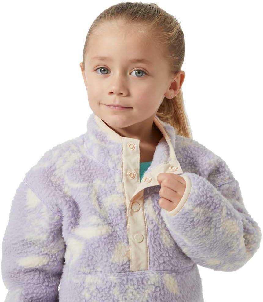 imageHelly Hansen unisexchild Frosty Pile Sweater698 Bright Lavender Peony Aop