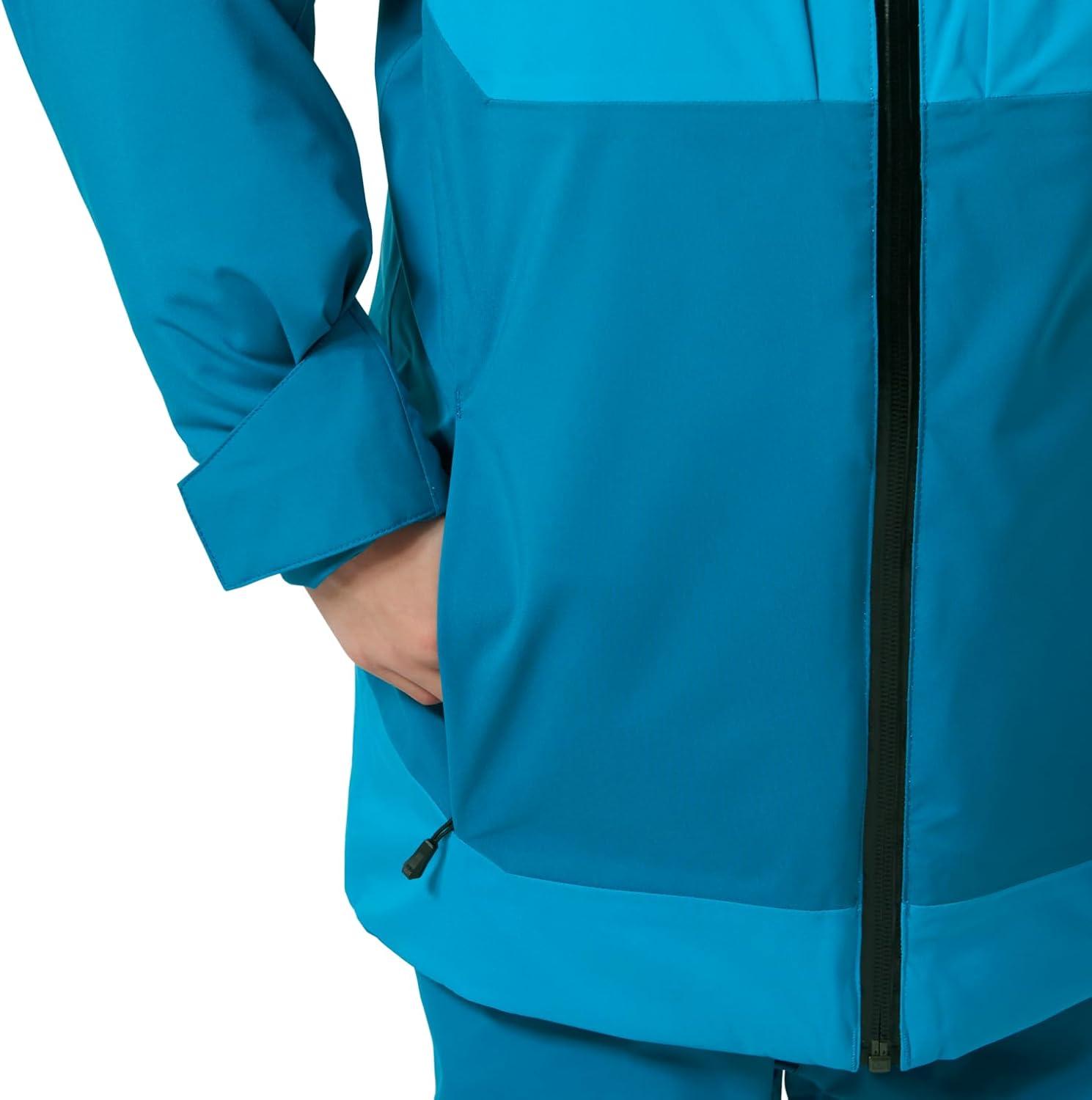 imageHellyHansen Junior Alpha Jacket Waterproof amp Windproof Ideal for Kids Outdoor Adventures Breathable Unisex Design540 Cerulean Blue