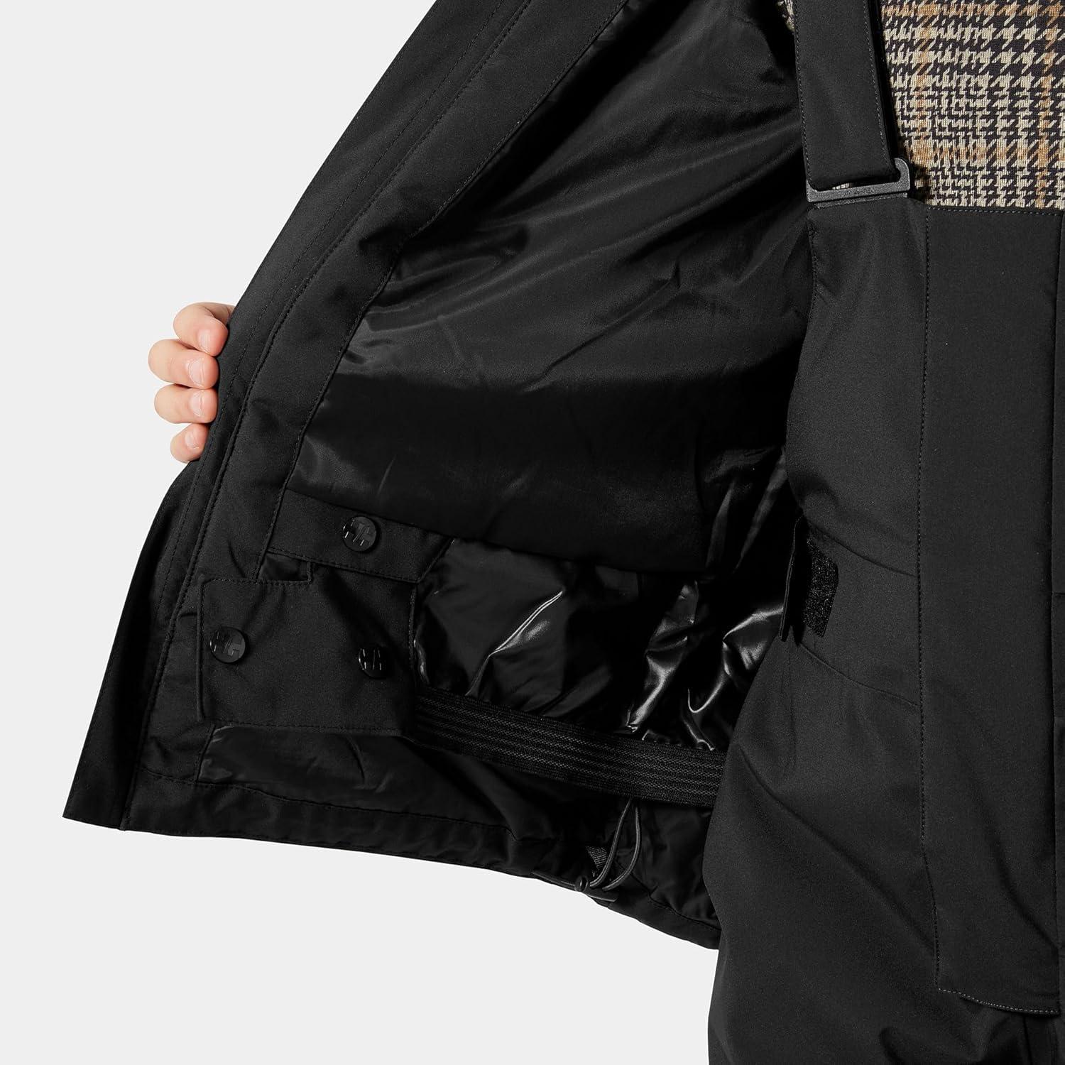 imageHellyHansen Junior Summit 20 Jacket Unisex Waterproof Windproof Breathable Youth Outerwear for Outdoor Adventures990 Black