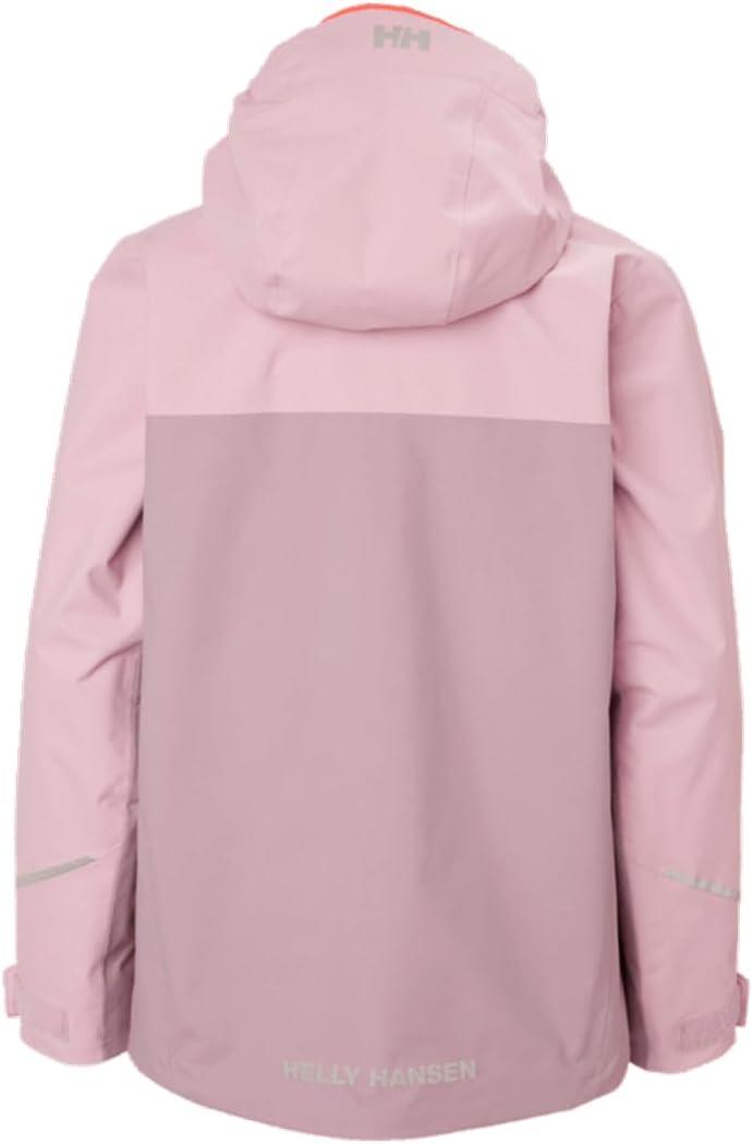 imageHellyHansen Sogndal Jacket Junior Unisex Waterproof Shell Jacket Lightweight Outdoor Sportswear676 Purple Clay
