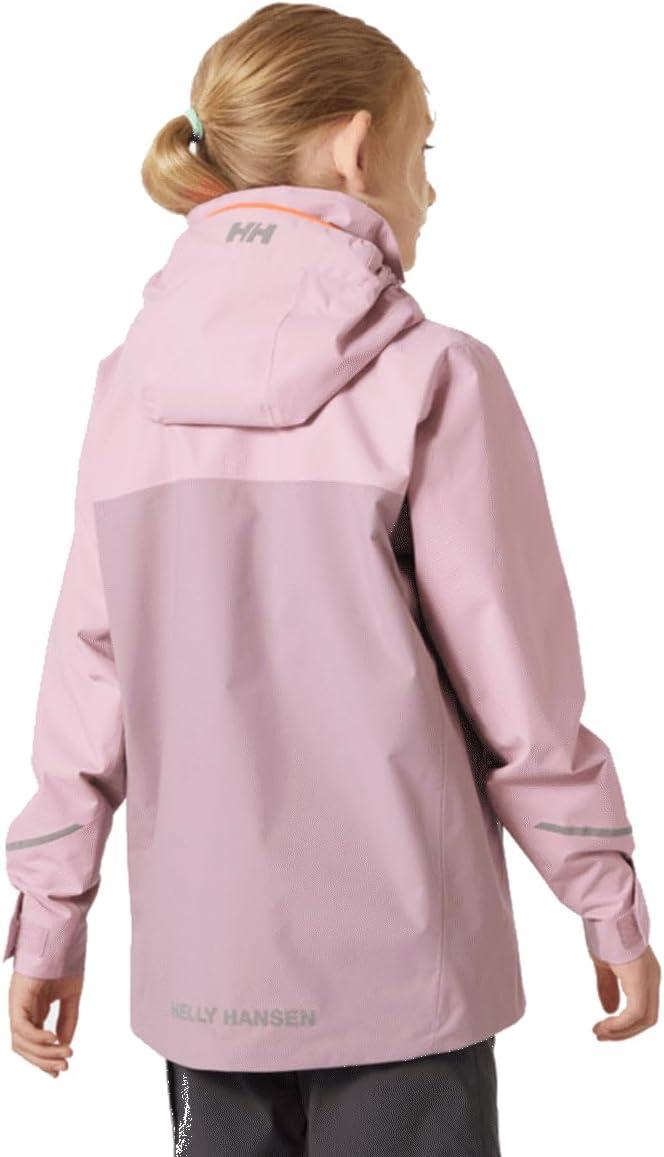 imageHellyHansen Sogndal Jacket Junior Unisex Waterproof Shell Jacket Lightweight Outdoor Sportswear676 Purple Clay