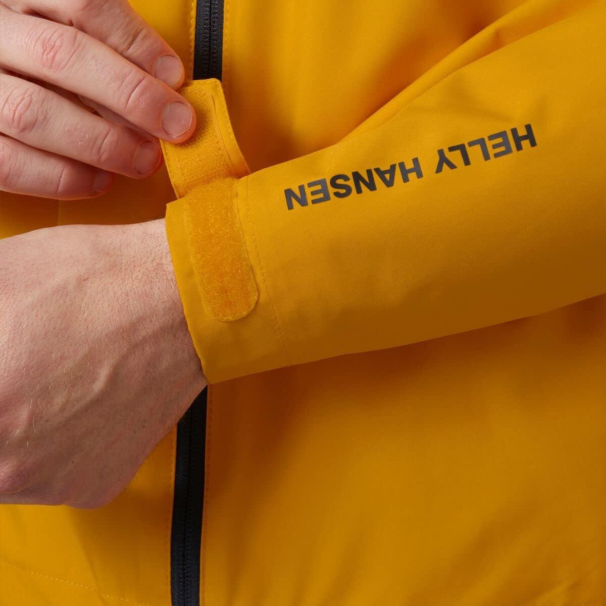 imageHellyHansen mens Crew Midlayer Fleece Lined Waterproof Windproof Rain Jacket328 Cloudberry