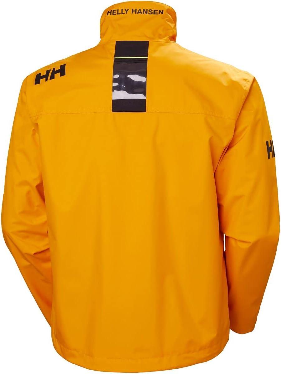 imageHellyHansen mens Crew Midlayer Fleece Lined Waterproof Windproof Rain Jacket328 Cloudberry