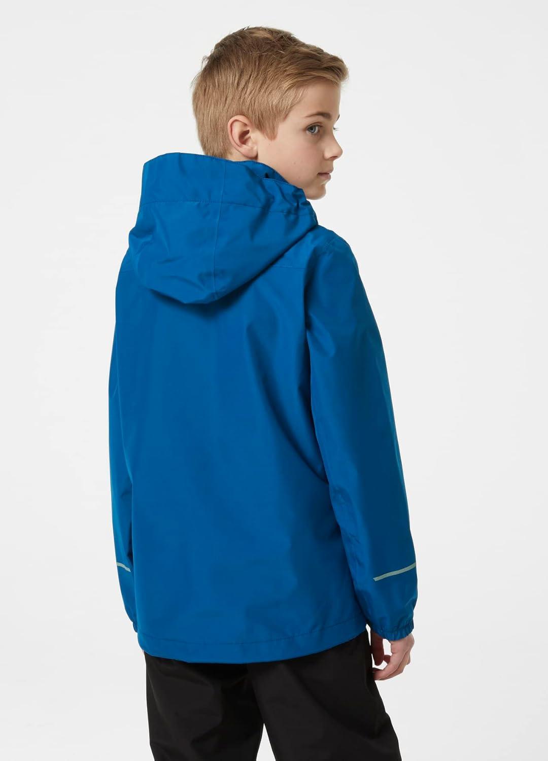 imageHellyHansen unisexchild Helly Hansen Juell Rain Jacket606 Deep Fjord