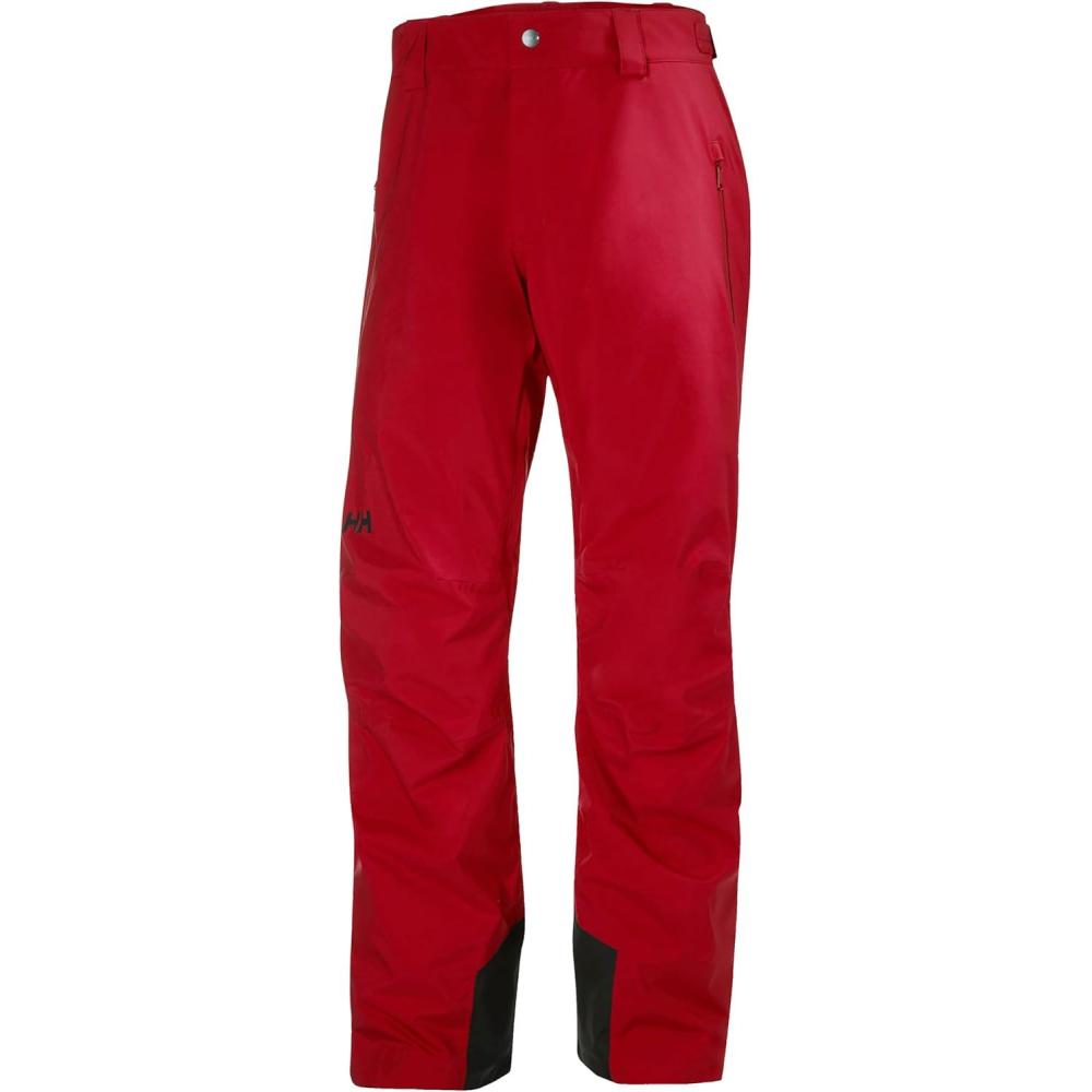 imageHelly Hansen Insulated Ski Pants Waterproof Mens Snow Pants Breathable Cold Weather Gear Insulated Work Trousers162 Red