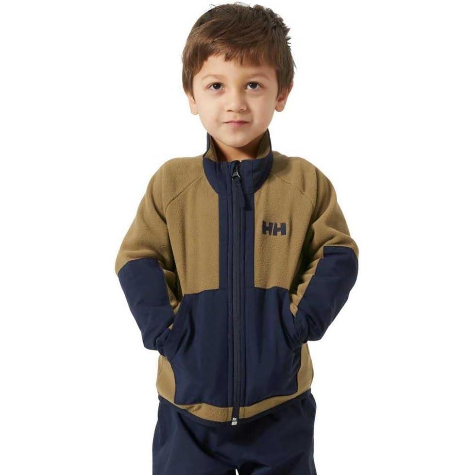 imageHelly Hansen boys Marka Fleece Jacket718 Sepia