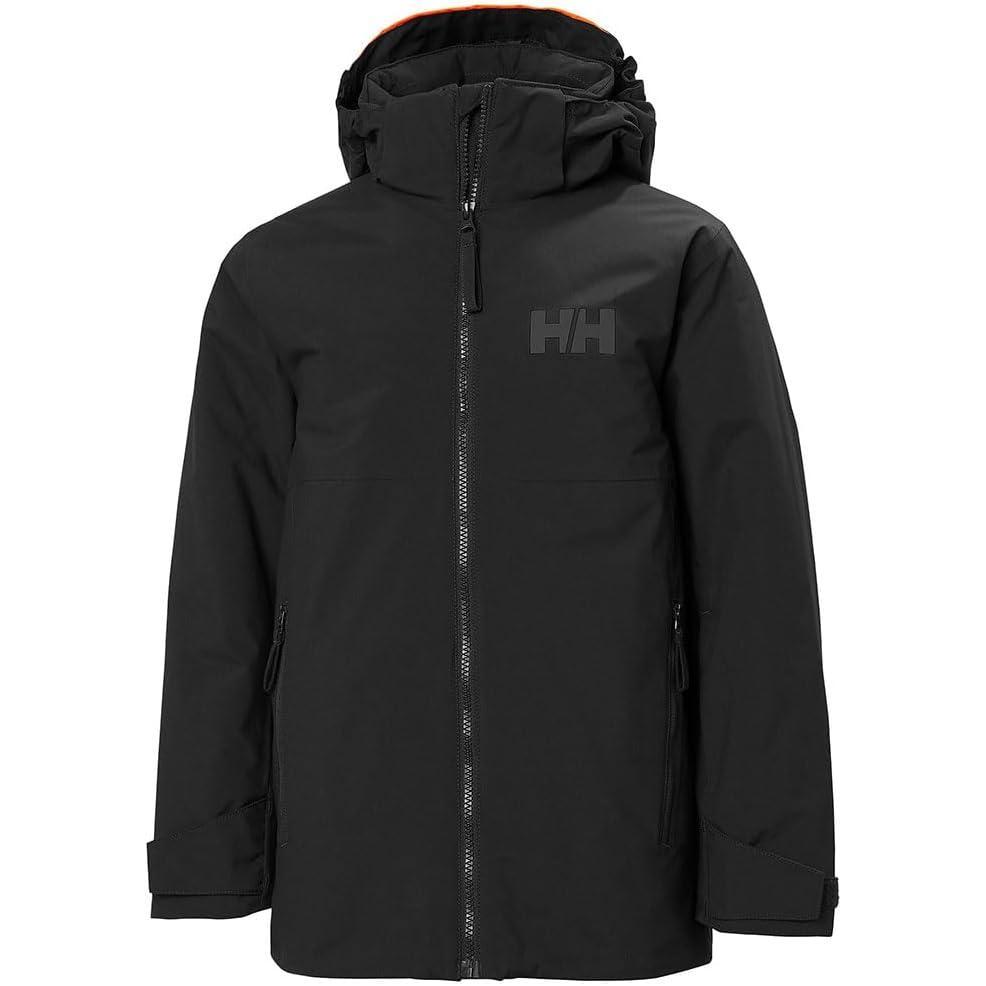 imageHellyHansen Junior Traverse Jacket Waterproof Breathable Unisex Design Ideal for Outdoor Adventures992 Black