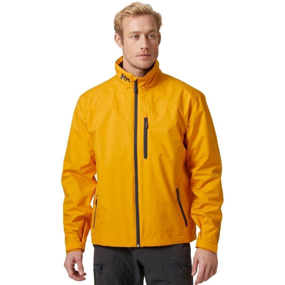 imageHellyHansen mens Crew Midlayer Fleece Lined Waterproof Windproof Rain Jacket328 Cloudberry