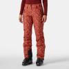 Helly Hansen Legendary Insulated Ski Pants for Women – Waterproof, Windproof, Breathable Snow Trousers w/PrimaLoft Insulation(163 Red Flower)