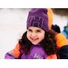 Helly Hansen Unisex-Child Kids Outline Knitted Hh Iconic Logo Brand Beanie(278 Neon Orange)