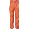 Helly Hansen Voss Rain Pant – PU-Coated Welded-Seam Waterproof Pants – Reflective Commuter Rainwear – Adjustable Hem(290 Dark Orange)