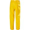 Helly Hansen Voss Rain Pant – PU-Coated Welded-Seam Waterproof Pants – Reflective Commuter Rainwear – Adjustable Hem(310 Light Yellow)
