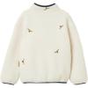 Helly Hansen unisex-child Frosty Pile Sweater(034 Cream Little Moose Embroid)