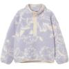 Helly Hansen unisex-child Frosty Pile Sweater(698 Bright Lavender Peony Aop)