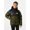 Helly Hansen unisex-child Kids Vision Puffy Jacket(431 Utility Green)