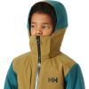 Helly-Hansen Junior Alpha Jacket, Waterproof & Windproof, Ideal for Kids’ Outdoor Adventures, Breathable, Unisex Design(453 Dark Creek)
