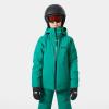 Helly-Hansen Junior Alpha Jacket, Waterproof & Windproof, Ideal for Kids’ Outdoor Adventures, Breathable, Unisex Design(466 Signal Green)