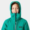 Helly-Hansen Junior Alpha Jacket, Waterproof & Windproof, Ideal for Kids’ Outdoor Adventures, Breathable, Unisex Design(466 Signal Green)