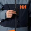 Helly-Hansen Junior Summit 2.0 Jacket – Unisex Waterproof Windproof Breathable Youth Outerwear for Outdoor Adventures(597 Navy)