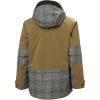 Helly-Hansen Junior Summit 2.0 Jacket – Unisex Waterproof Windproof Breathable Youth Outerwear for Outdoor Adventures(718 Sepia Aop)