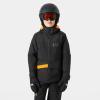 Helly-Hansen Junior Summit 2.0 Jacket – Unisex Waterproof Windproof Breathable Youth Outerwear for Outdoor Adventures(990 Black)