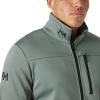 Helly-Hansen Mens Crew Fleece Jacket(485 Grey Cactus)