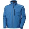 Helly-Hansen mens Crew Midlayer Fleece Lined Waterproof Windproof Rain Jacket(636 Azurite)