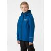 Helly-Hansen unisex-child Helly Hansen Juell Rain Jacket(606 Deep Fjord)