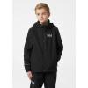 Helly-Hansen unisex-child Helly Hansen Juell Rain Jacket(990 Black)