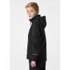 Helly-Hansen unisex-child Helly Hansen Juell Rain Jacket(990 Black)