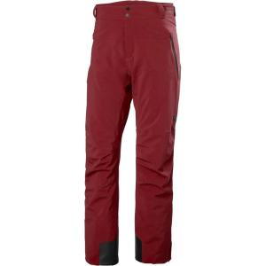 Helly Hansen Alpha LIFALOFT Insulated Ski Pant – Waterproof Winter Pants for Men – Cold Weather Gear Winter Trousers(180 Mars Red)