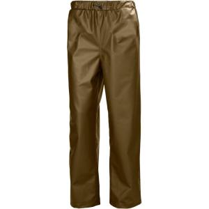 Helly Hansen Gale Waterproof Men’s Rain Pants – Elastic Overpants and Bottom Leg with Snap – Professional Grade Durability(471 Olive)
