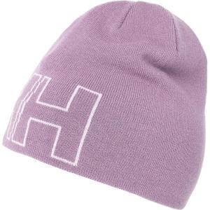 Helly Hansen Unisex-Child Kids Outline Knitted Hh Iconic Logo Brand Beanie(067 Pink Ash)