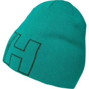 Helly Hansen Unisex-Child Kids Outline Knitted Hh Iconic Logo Brand Beanie(466 Signal Green)