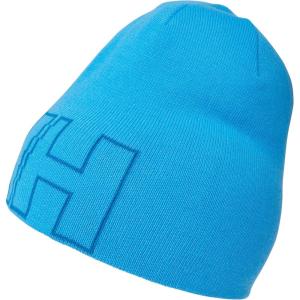 Helly Hansen Unisex-Child Kids Outline Knitted Hh Iconic Logo Brand Beanie(645 Cyan)