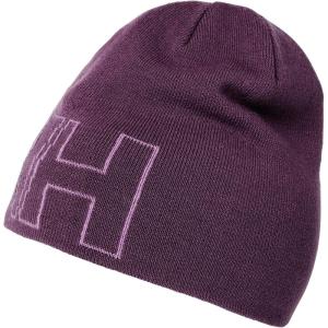 Helly Hansen Unisex-Child Kids Outline Knitted Hh Iconic Logo Brand Beanie(670 Amethyst)