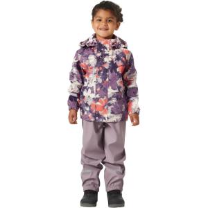 Helly Hansen boys Bergen 2.0 Pu Rainset Aop(676 Purple Clay Aop)