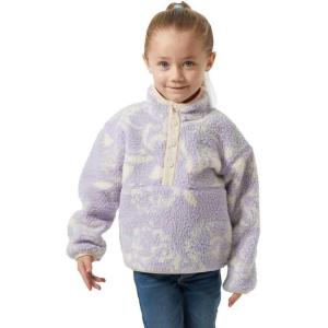 Helly Hansen unisex-child Frosty Pile Sweater(698 Bright Lavender Peony Aop)