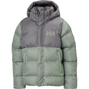Helly Hansen unisex-child Kids Vision Puffy Jacket(484 Eucalyptus)