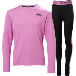 Helly-Hansen Hh Lifa Active Set Junior Unisex Base Layer Set For All-Season Comfort And Performance, Quick-Dry Technology(089 Meta Pink)