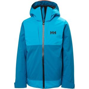 Helly-Hansen Junior Alpha Jacket, Waterproof & Windproof, Ideal for Kids’ Outdoor Adventures, Breathable, Unisex Design(540 Cerulean Blue)