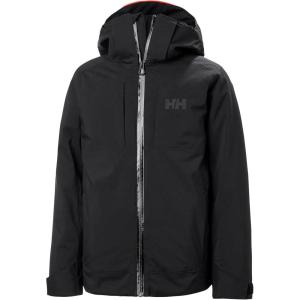 Helly-Hansen Junior Alpha Jacket, Waterproof & Windproof, Ideal for Kids’ Outdoor Adventures, Breathable, Unisex Design(991 Black)
